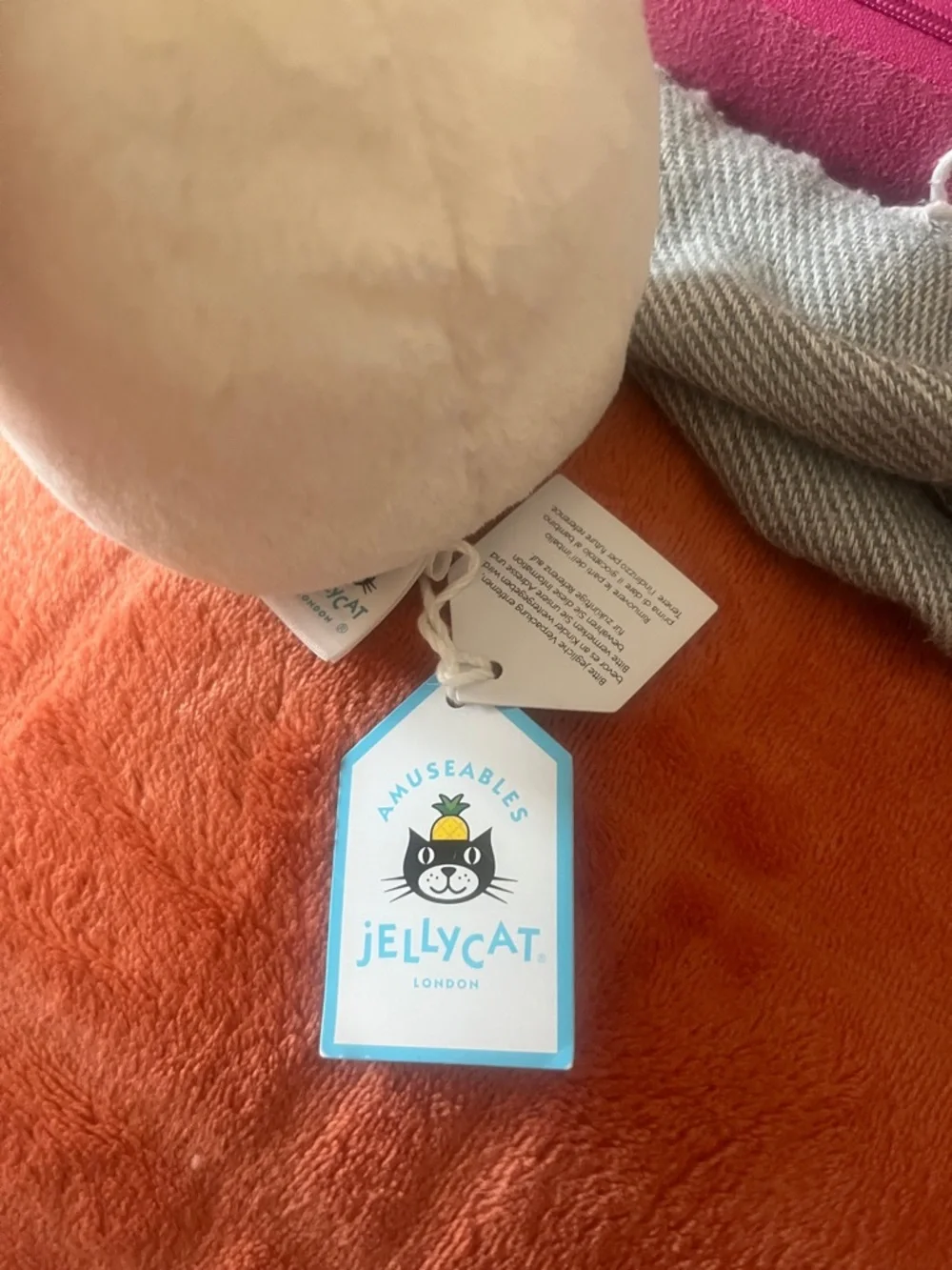 Retired Jellycat Amuseables Bunny Egg Plush - Picture 10 of 10
